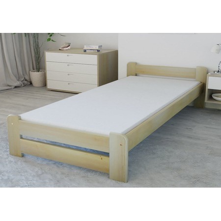 Emelt masszív ágy 90x200 cm
