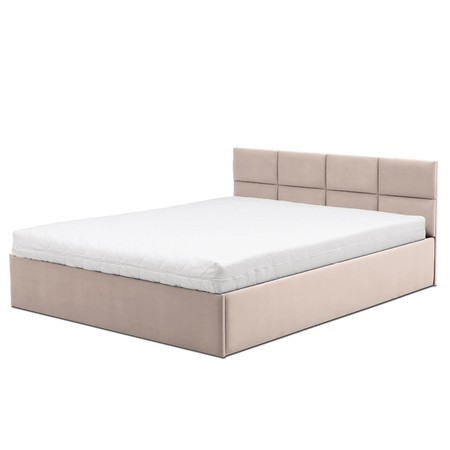 Čalouněná postel MONOS s matrací rozměr 160x200 cm Granátová Signal-butor