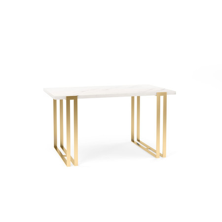 Étkezőasztal EWEN II 160 cm - márvány/arany SZAFFETO