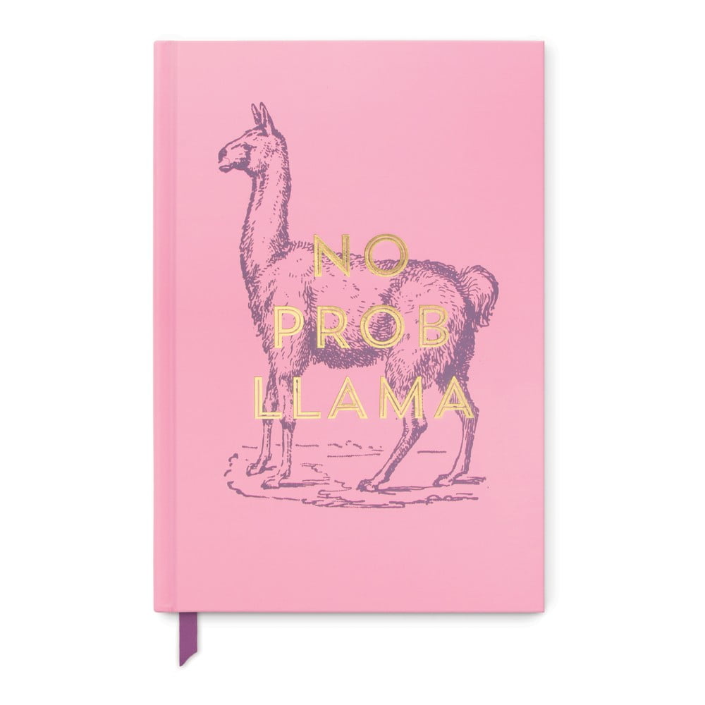 Dátumozatlan határidőnapló 160 oldal A5 No Prob Lama – DesignWorks Ink