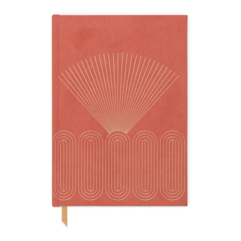 Dátumozatlan határidőnapló 192 oldal A5 Bright Terra Cotta – DesignWorks Ink