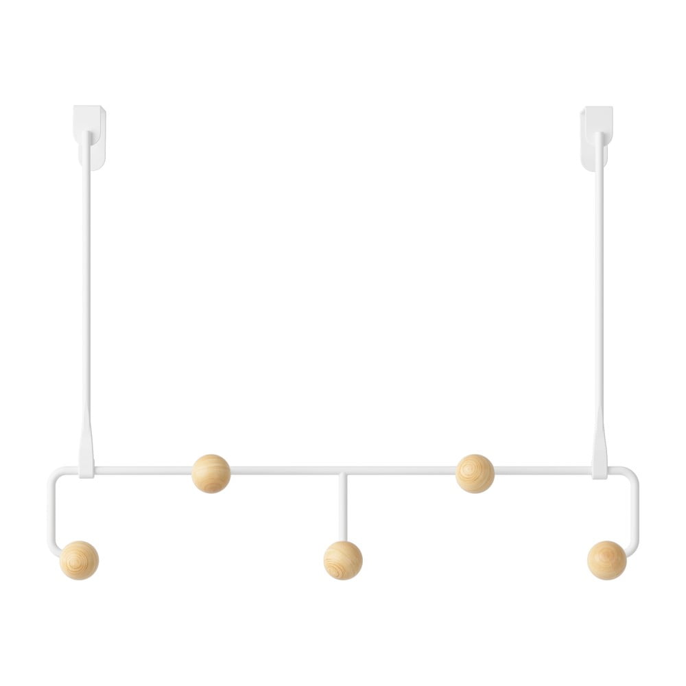 Fehér-natúr színű fém ajtófogas 39 cm Estique – Umbra