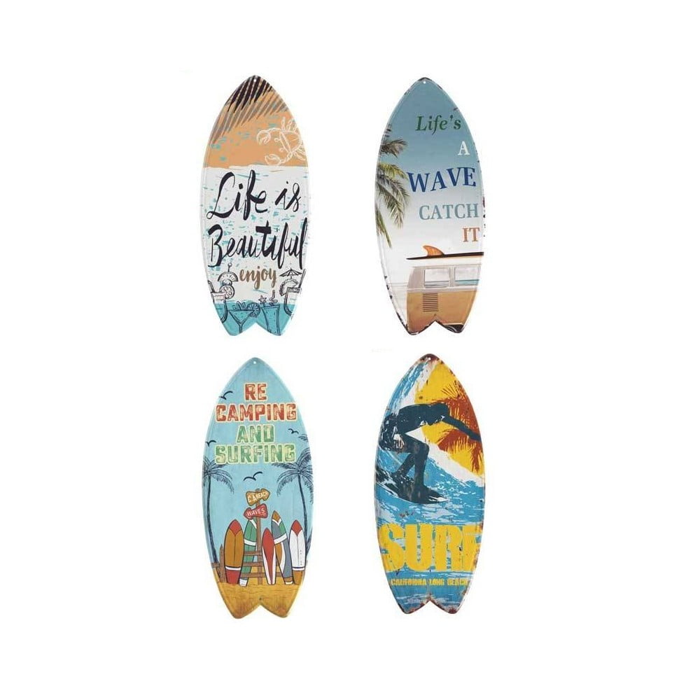 Fém falitábla 40x17 cm Surfboard – Geese