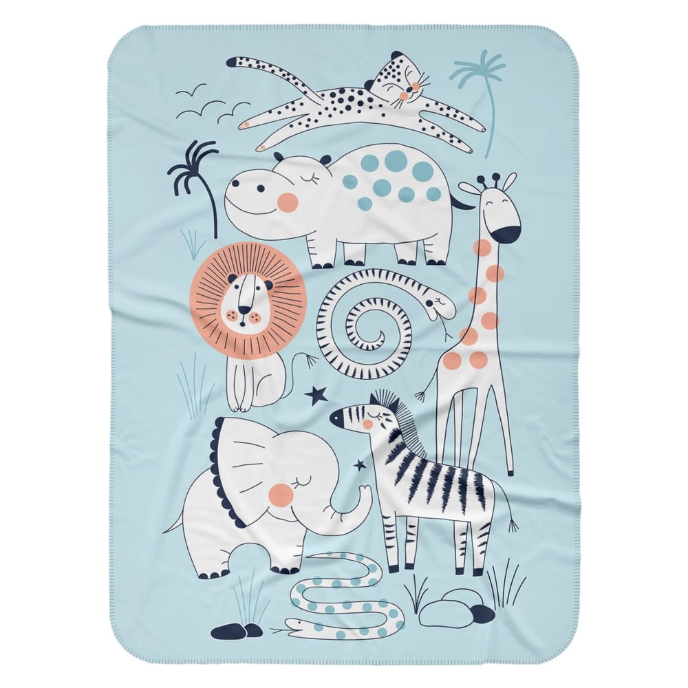 Kék gyerek takaró 85x125 cm – OYO kids