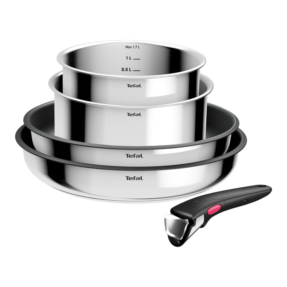 Alumínium edény készlet 5 db-os INGENIO Cook Eat L881S504 – Tefal