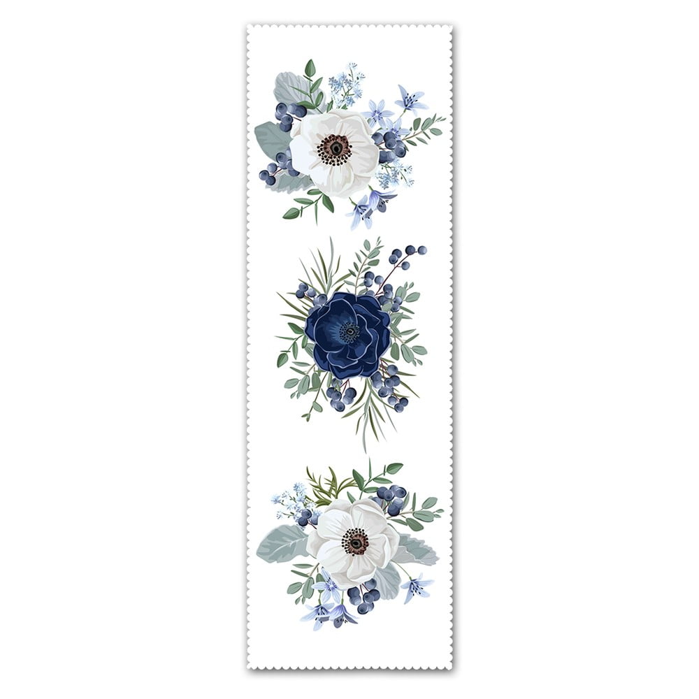 Asztali futó 40x130 cm Blue Rose – Minimalist Cushion Covers