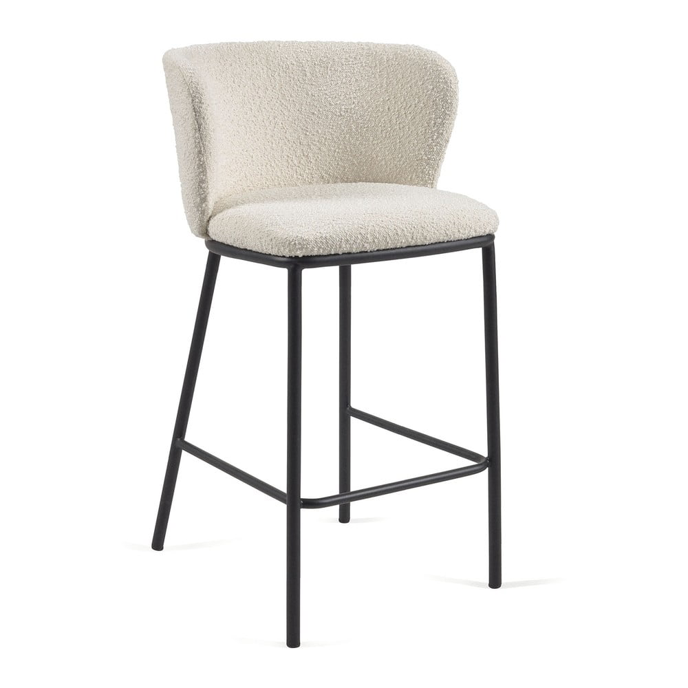 Fehér bárszék (ülésmagasság 65 cm) Ciselia – Kave Home