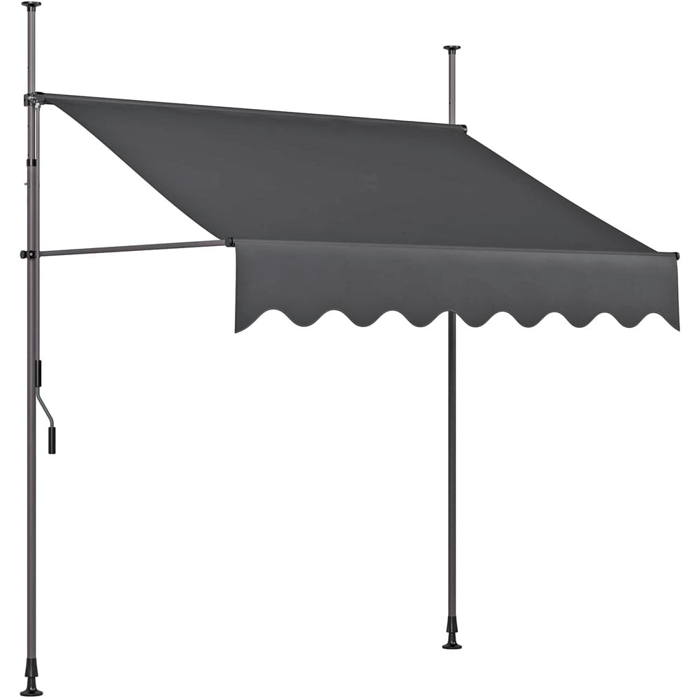 Fekete napellenző 120x300 cm – Garden Pleasure