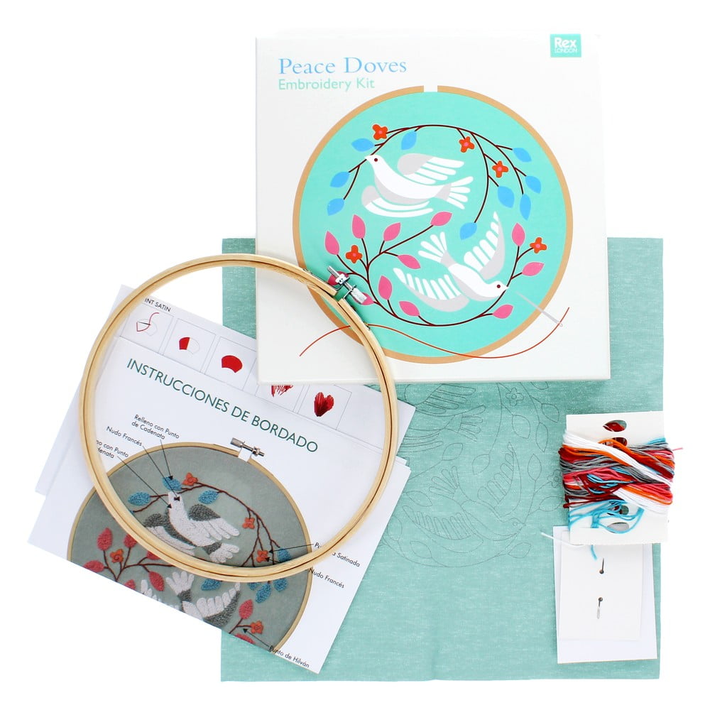 Hímzőkészlet Peace Doves – Rex London