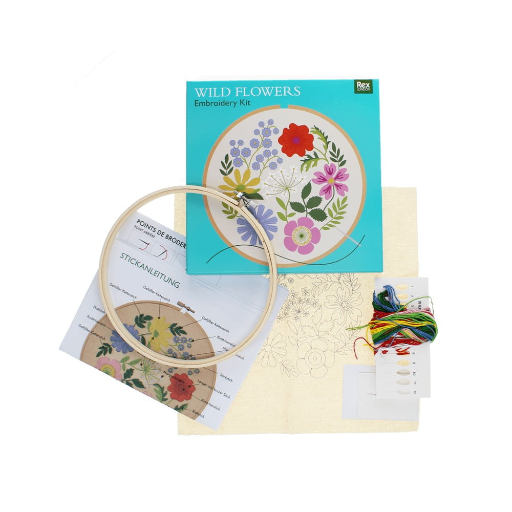 Hímzőkészlet Wild Flowers – Rex London