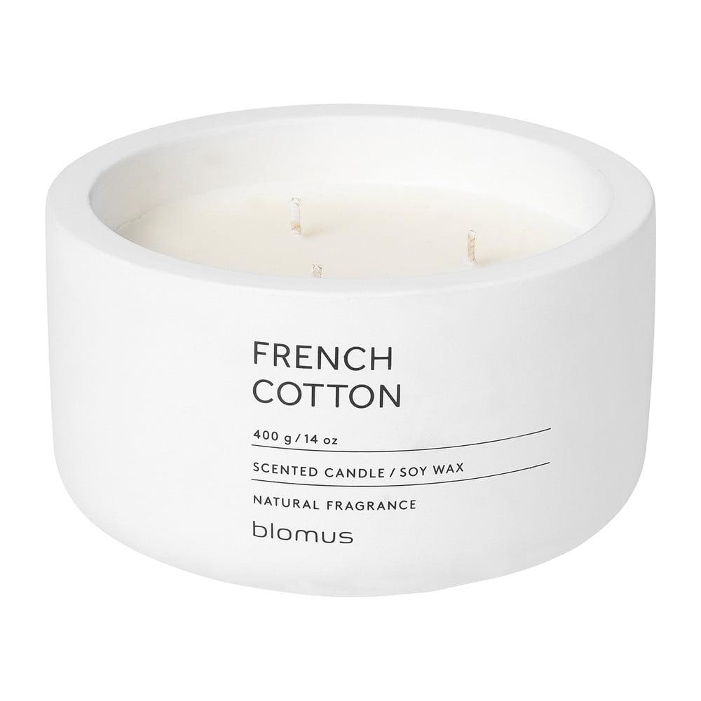 Illatos szójaviasz gyertya égési idő 25 ó Fraga: French Cotton – Blomus