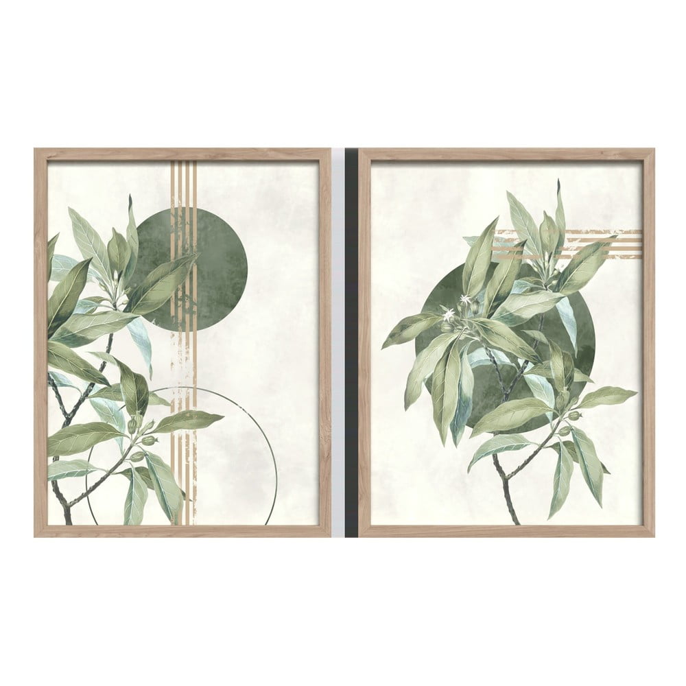 Kép szett 2 db-os 30x40 cm Green – Styler