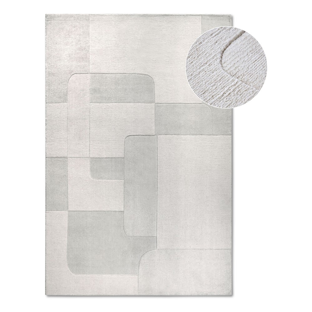 Krémszínű kézi szövésű gyapjú szőnyeg 80x150 cm Charlotte – Villeroy&Boch
