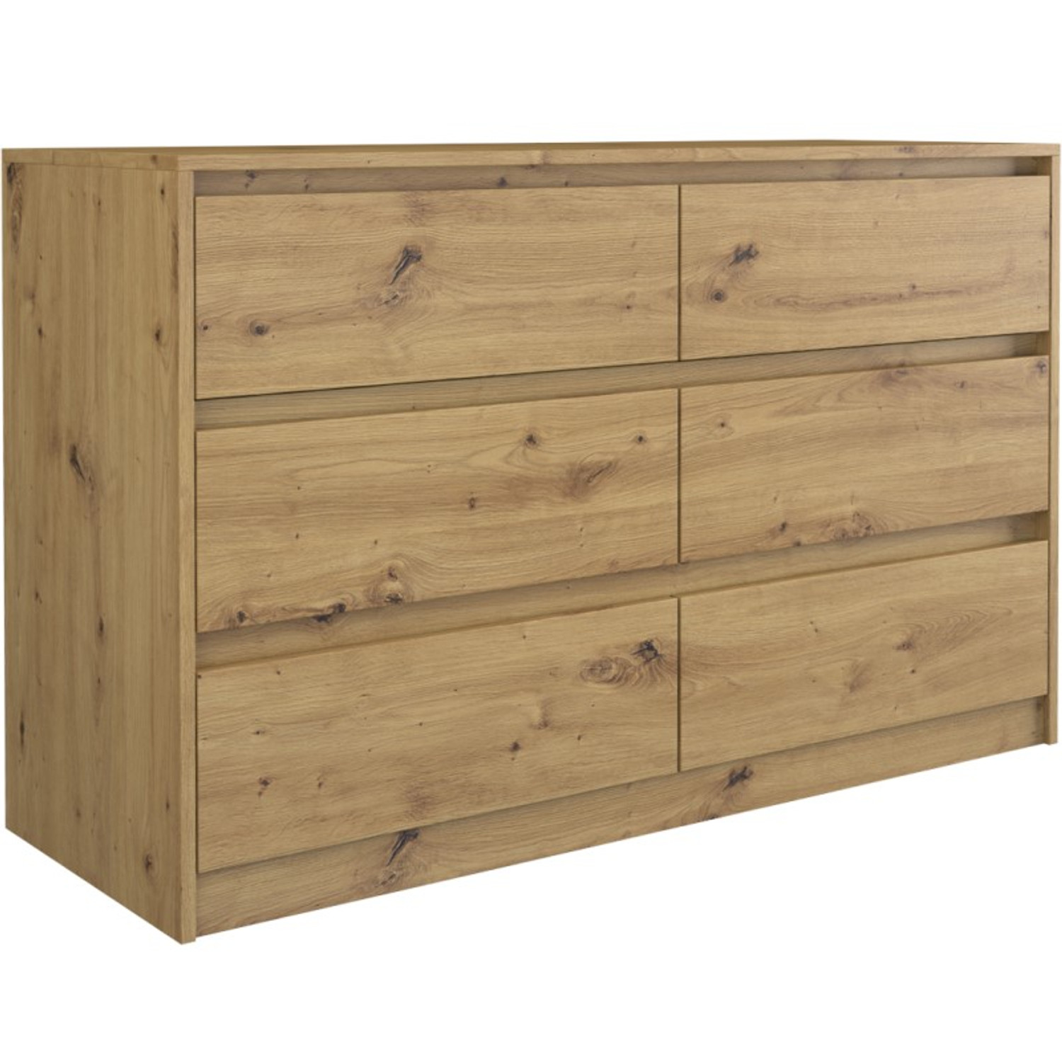 KARO 6 Komód 120 cm kézműves tölgy TOP Nábytek