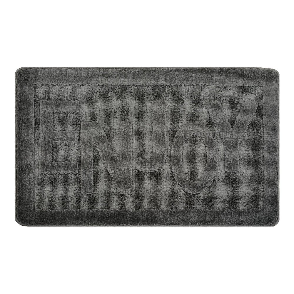 Antracitszürke fürdőszobai kilépő 60x100 cm Enjoy – Foutastic