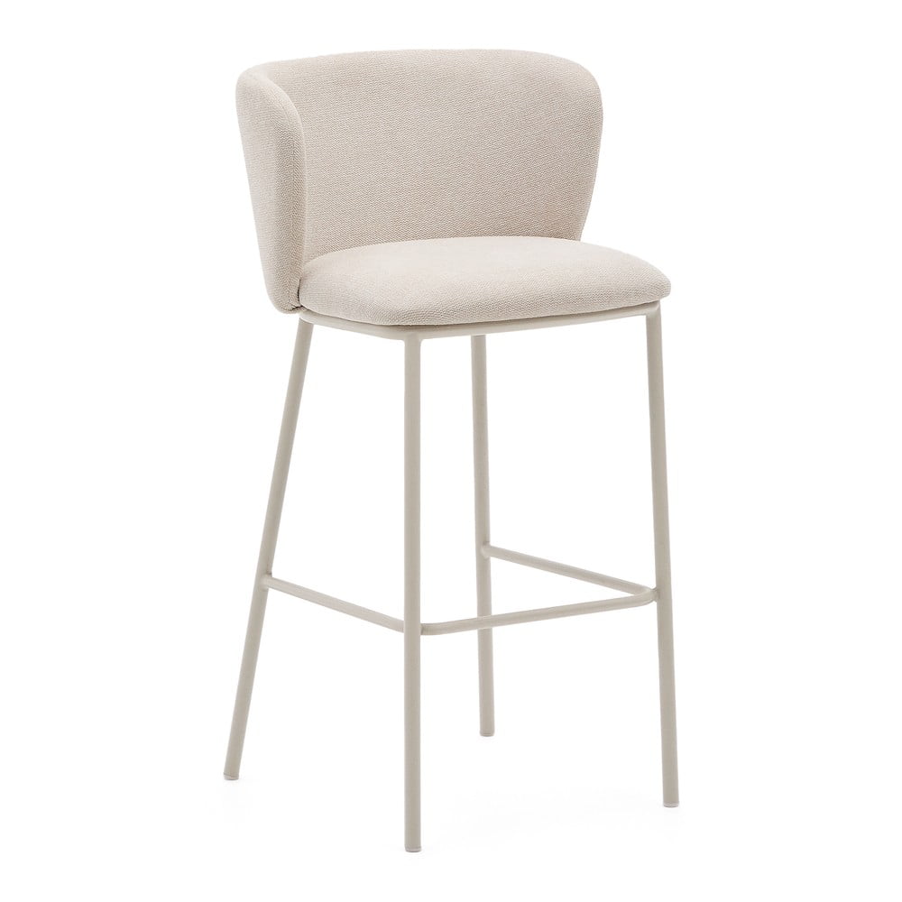 Bézs bárszék (ülésmagasság 75 cm) Ciselia – Kave Home