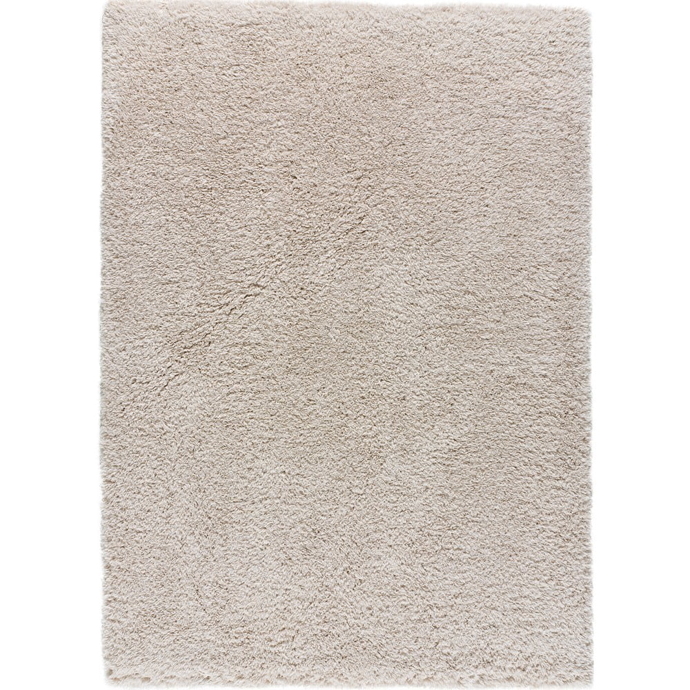 Bézs szőnyeg újrahasznosított szálakból 60x110 cm Shaggy Reciclada – Universal