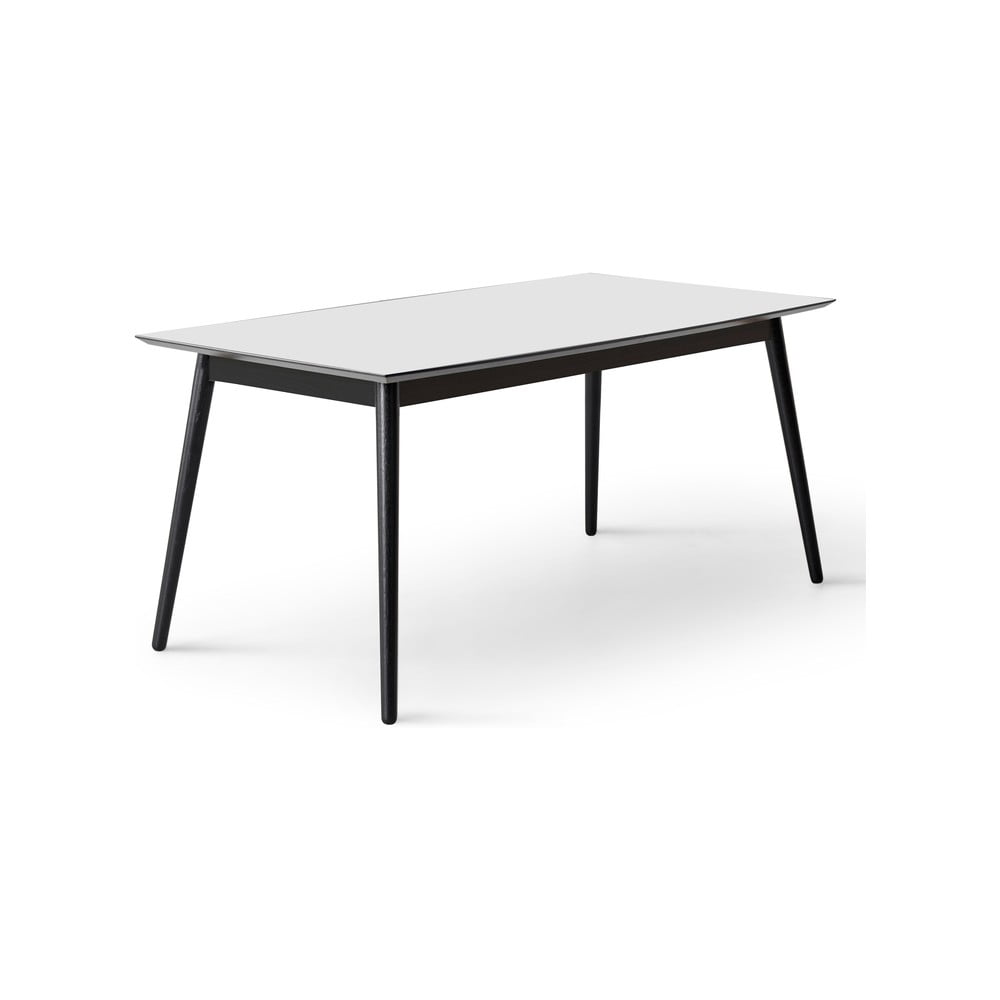 Bővíthető étkezőasztal fehér asztallappal és hosszabbító asztallappal 90x165 cm Meza – Hammel Furniture