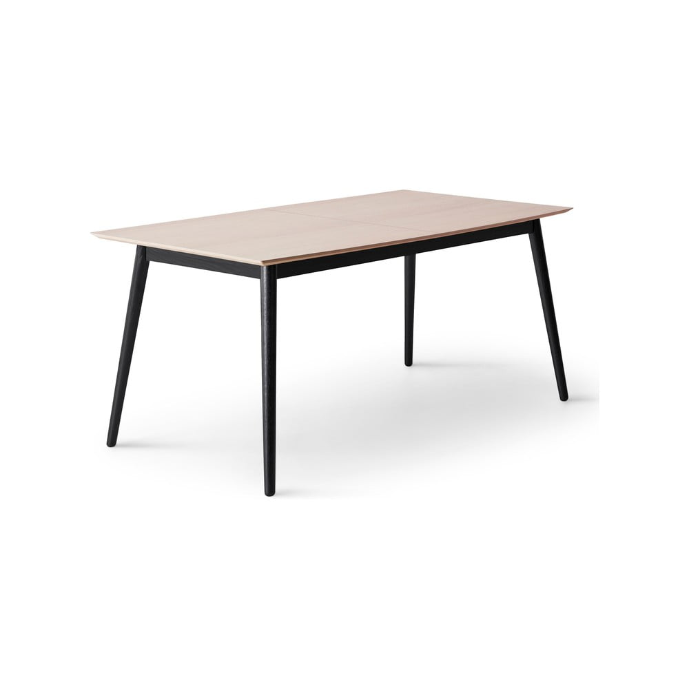 Bővíthető étkezőasztal tölgyfa dekoros asztallappal és hosszabbító asztallappal 90x165 cm Meza – Hammel Furniture