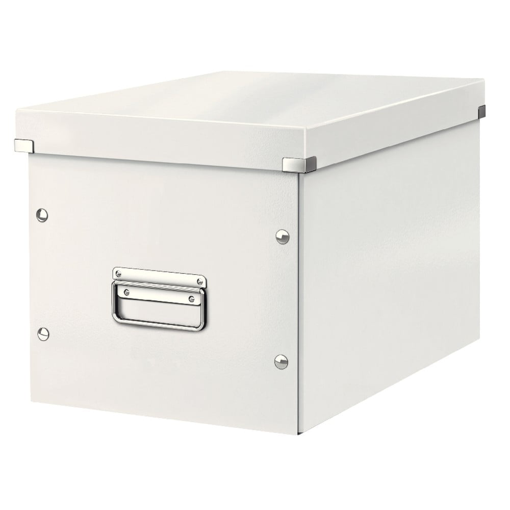 Fehér fedeles karton tárolódoboz 32x36x31 cm Click&Store – Leitz