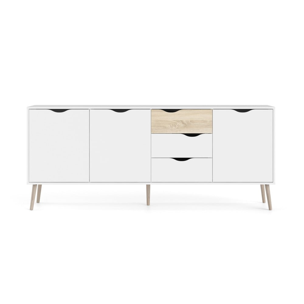 Fehér komód 196x82x39 cm Oslo – Tvilum