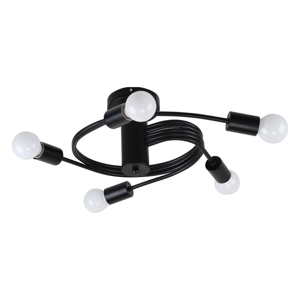 Fekete fém mennyezeti lámpa Filetta – Candellux Lighting
