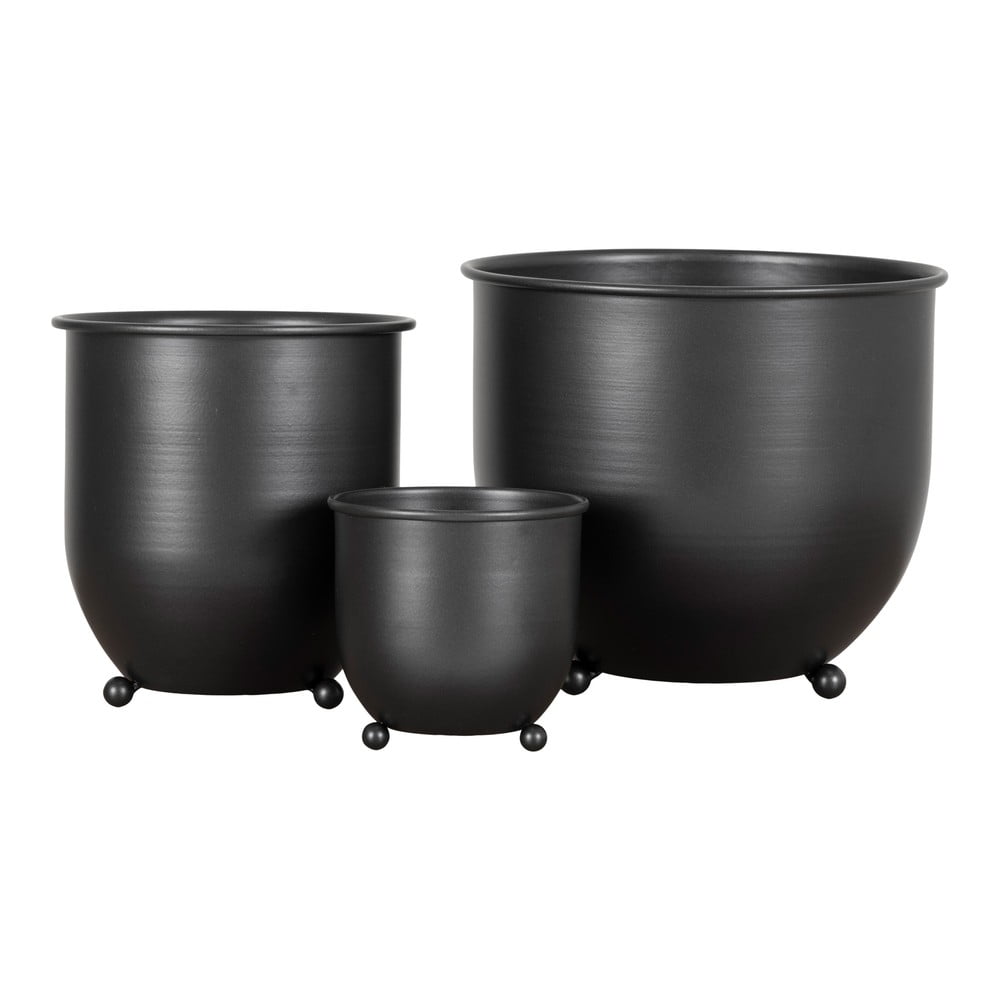 Fém kaspó szett 3 db-os ø 22 cm Nova – House Nordic