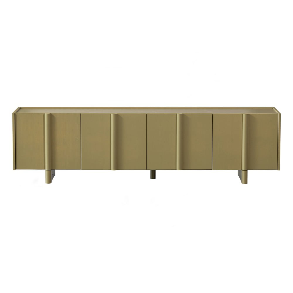 Khaki borovi fenyő TV-állvány 200x53x46 cm Basu – WOOOD