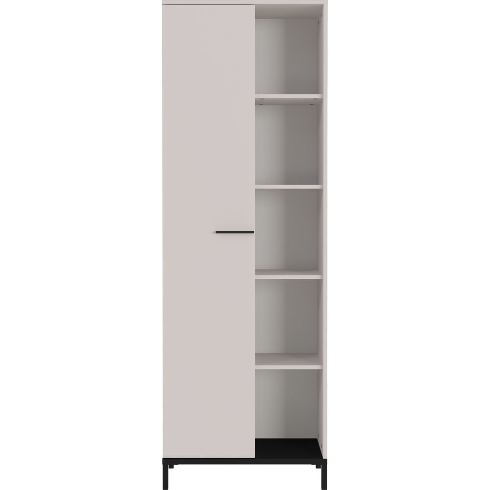 Krémszínű könyvespolc 64x190x34 cm Rovigo – Germania