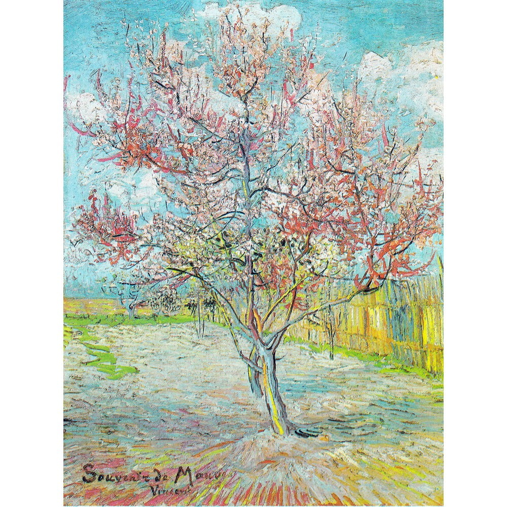 Reprodukciós kép 30x40 cm Pink Peach Trees
