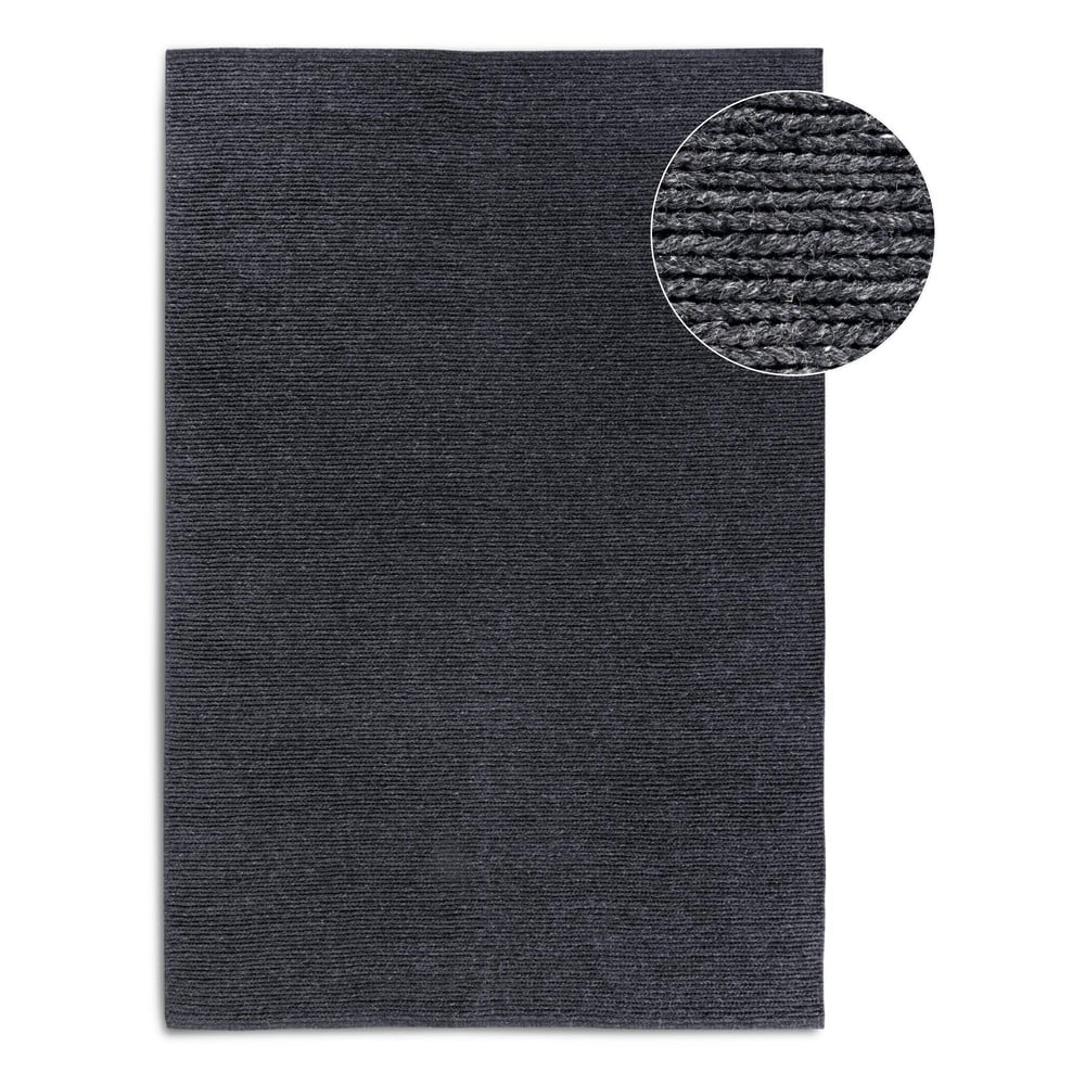 Sötétszürke kézi szövésű gyapjú szőnyeg 120x170 cm Francois – Villeroy&Boch