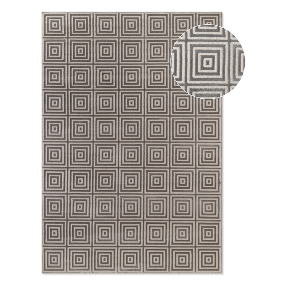 Szürke szőnyeg 160x235 cm Perles Tourmaline – Elle Decoration