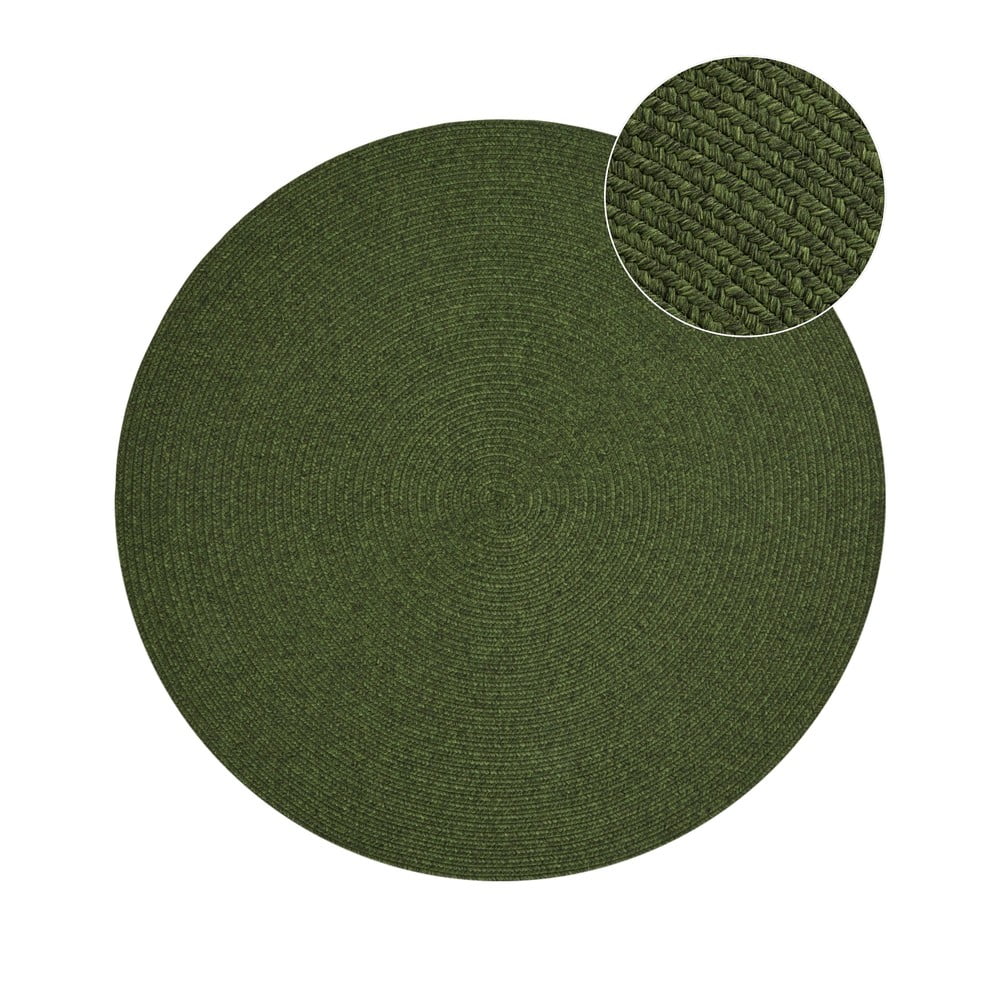 Zöld kerek kültéri szőnyeg ø 150 cm - NORTHRUGS
