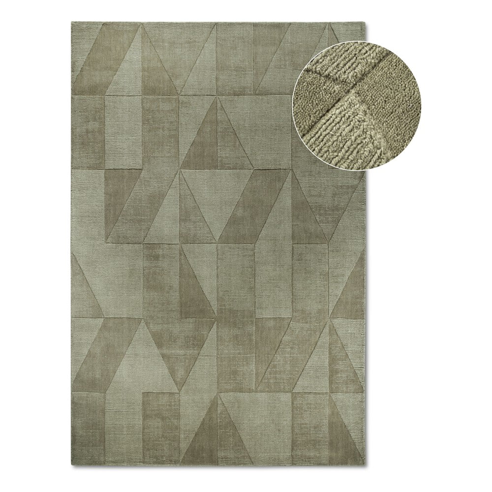 Zöld kézi szövésű gyapjú szőnyeg 120x170 cm Ursule – Villeroy&Boch