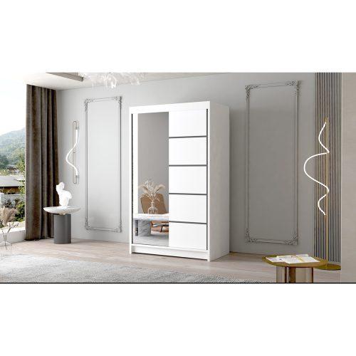 Nagy gardróbszekrény FADO III 120 cm Fehér ankon