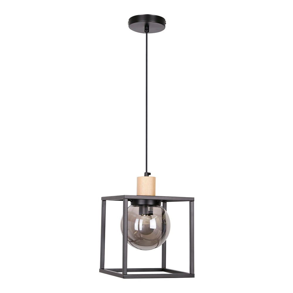 Fekete függőlámpa 19x19 cm Retro 2 – Candellux Lighting