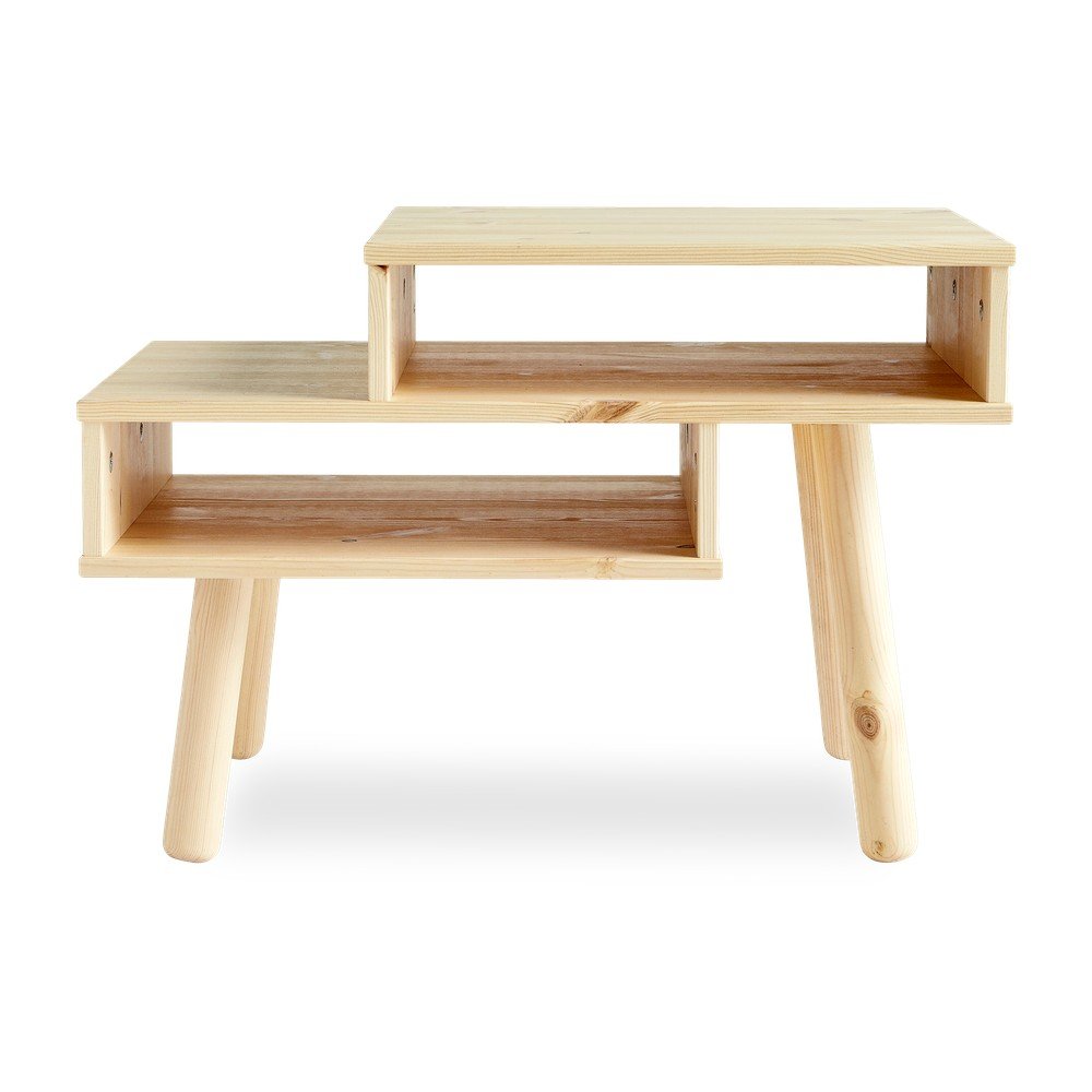 Hako natúr színű dohányzóasztal borovi fenyőből - Karup Design