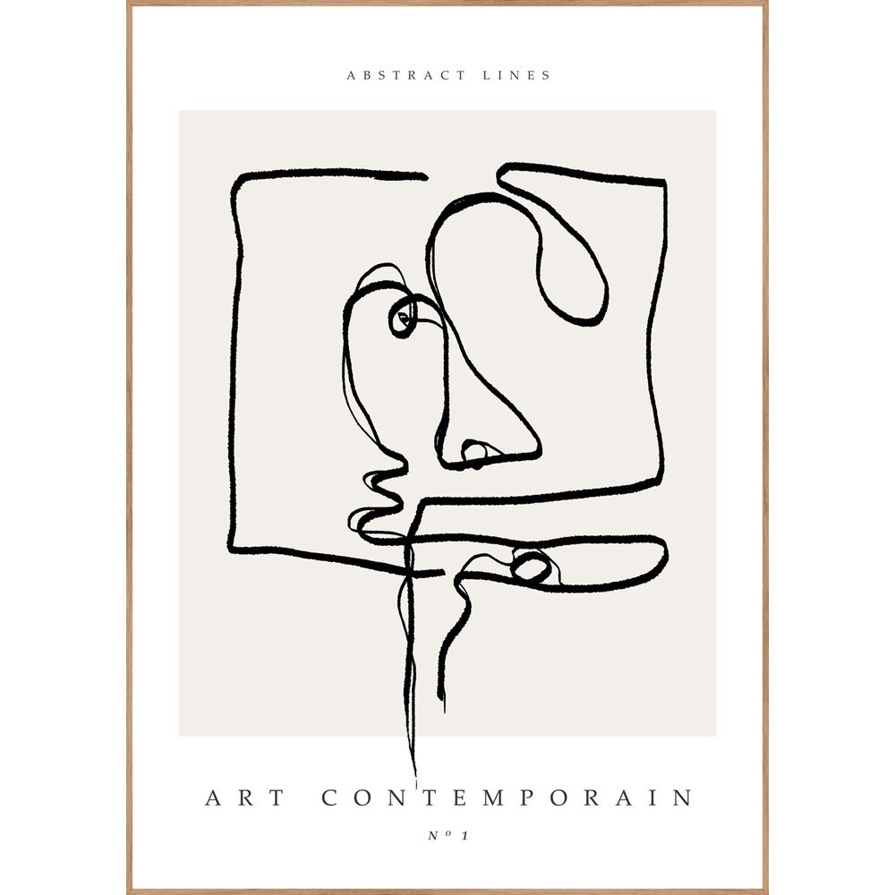 Kép 30x40 cm Art Contemporain – Malerifabrikken