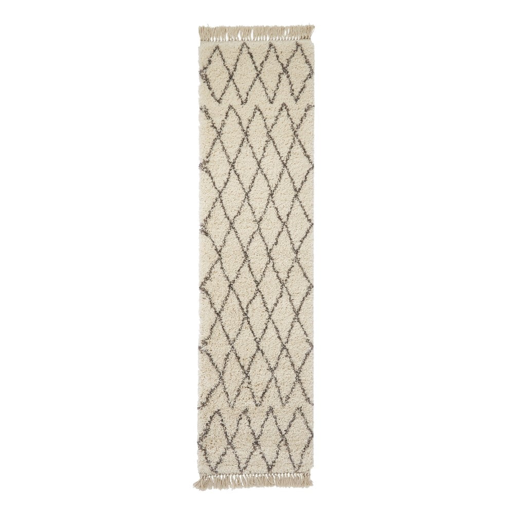 Krémszínű futószőnyeg 60x230 cm Boho – Think Rugs