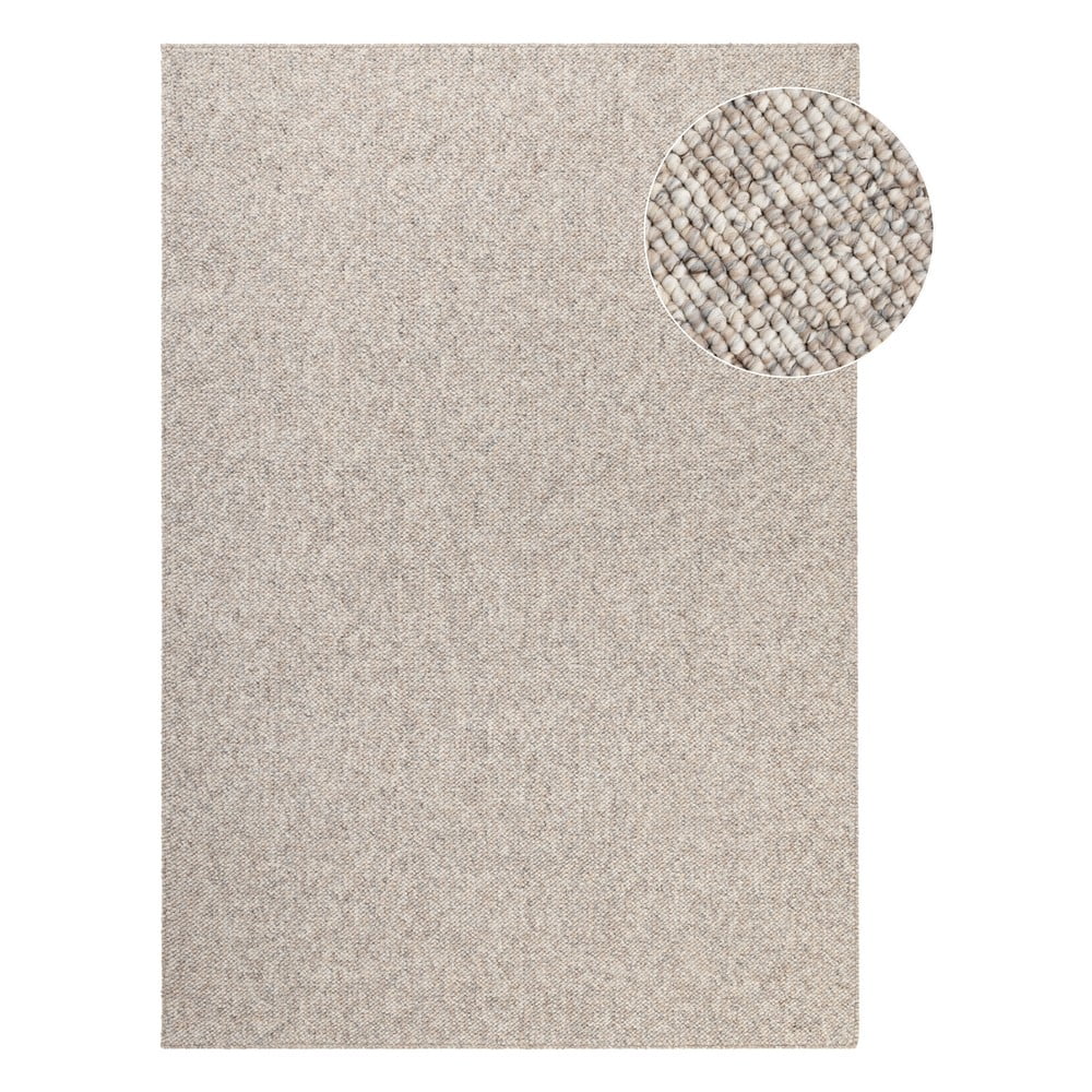 Szürke-krémszínű mosható szőnyeg 120x170 cm Rocco Dark Cream – Elle Decoration