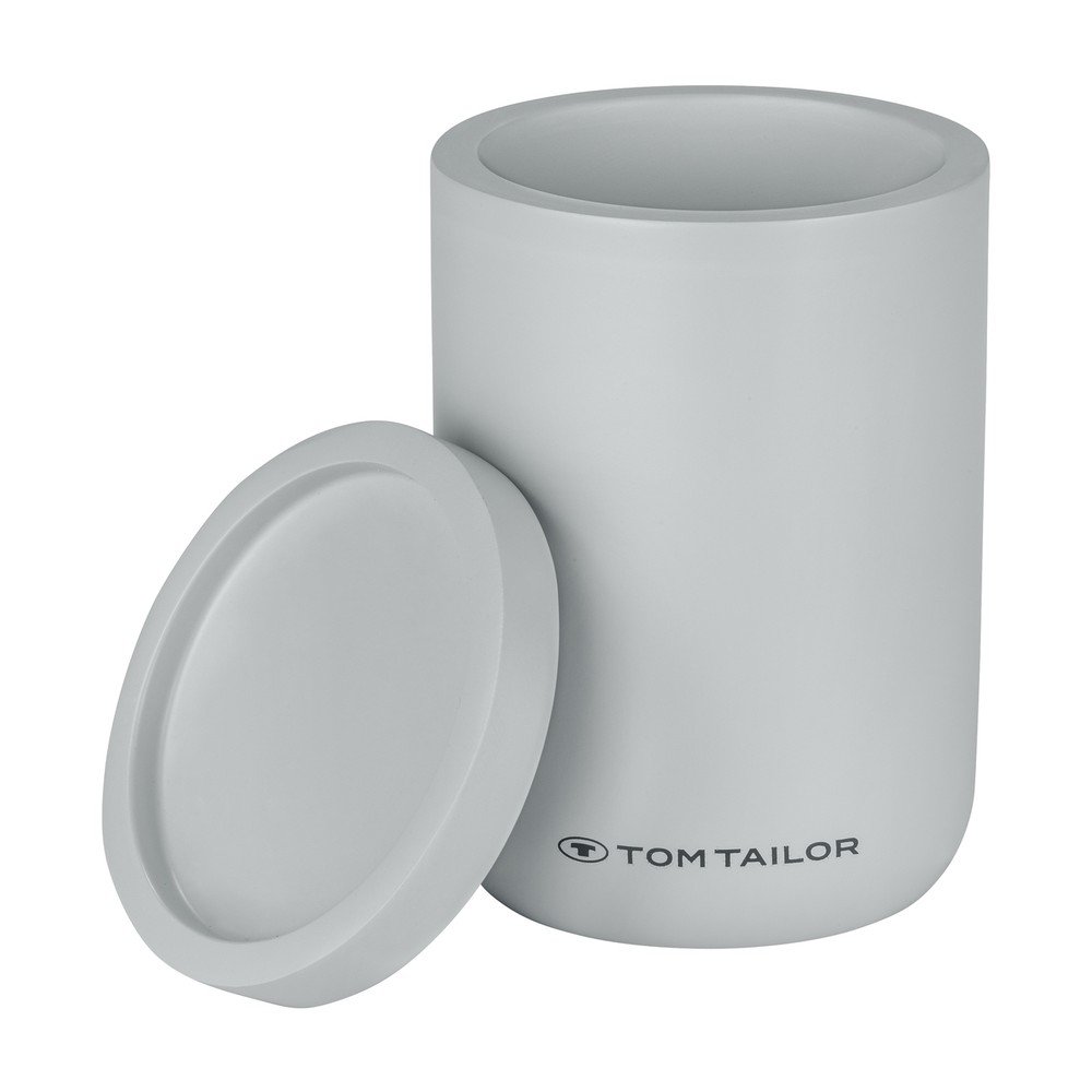 Szürke poligyanta fürdőszobai rendszerező vattakorongokhoz Tom Tailor T-Color Bath – Wenko