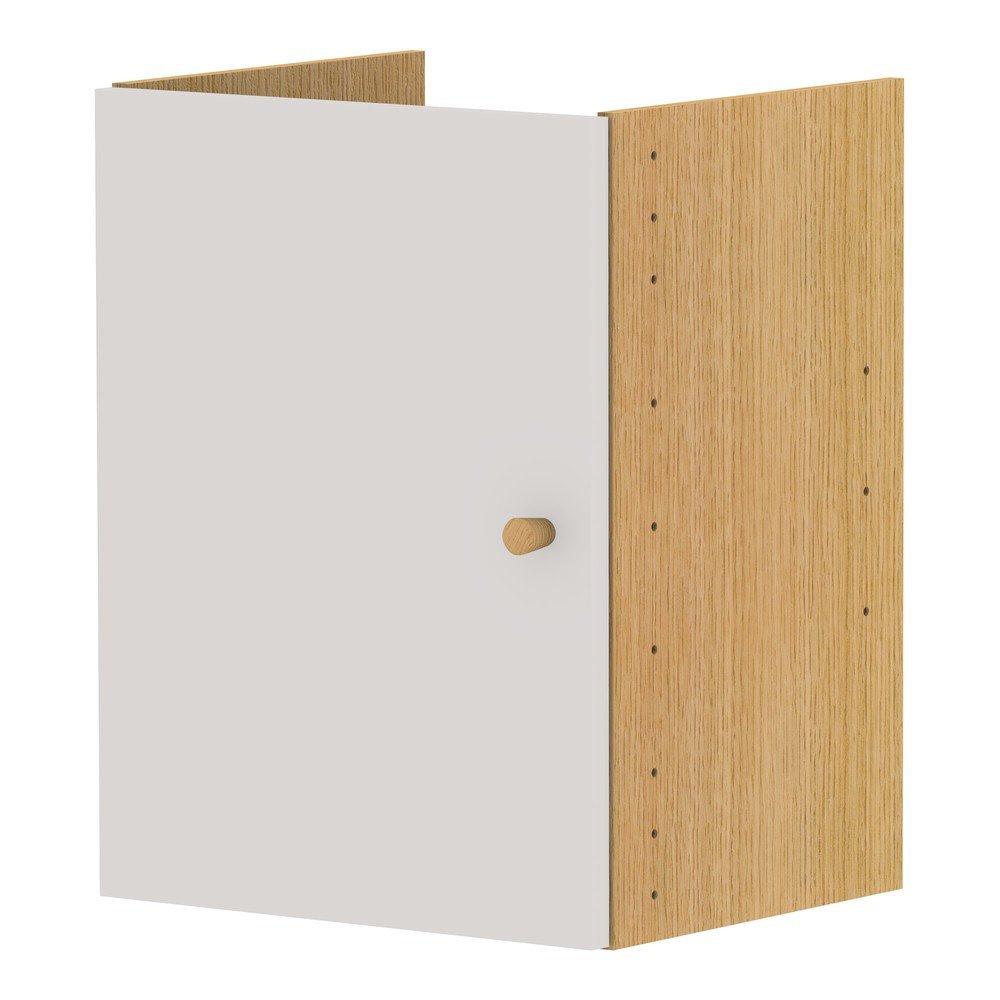 Világosszürke ajtós modul 33x43 cm Z Cube - Tenzo