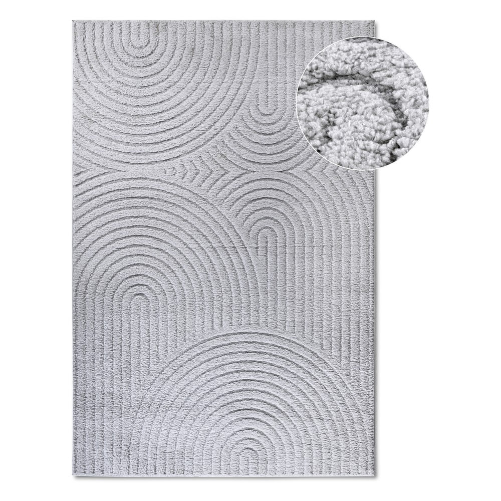 Világosszürke szőnyeg 120x170 cm Panglao New York Light Grey – Elle Decoration
