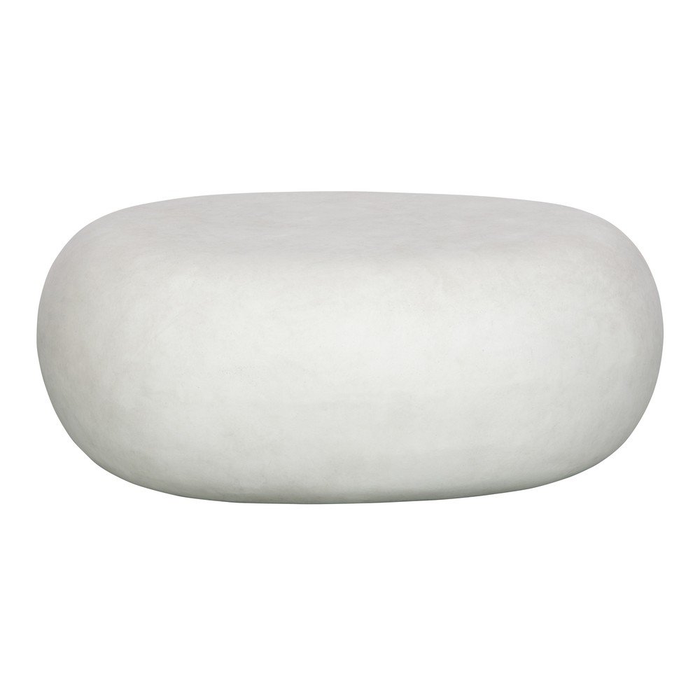 Fehér dohányzóasztal 49x65 cm Pebble – vtwonen