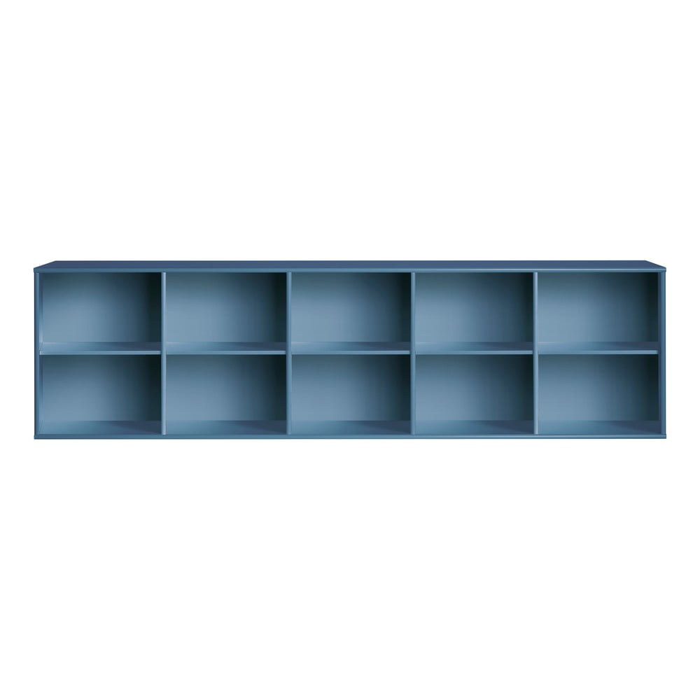 Kék függő könyvespolc 220x61 cm Mistral – Hammel Furniture
