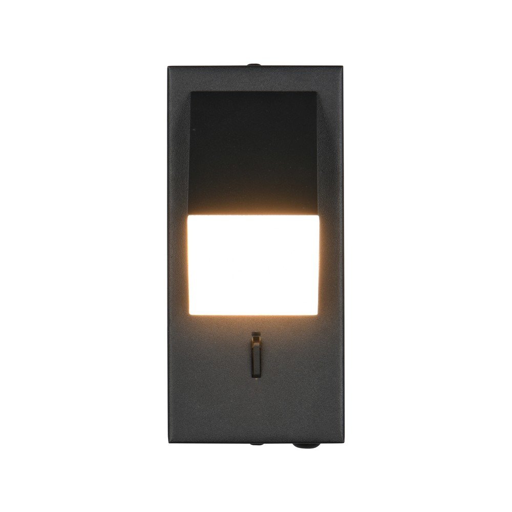 Matt fekete LED fali lámpa Raglan – Trio