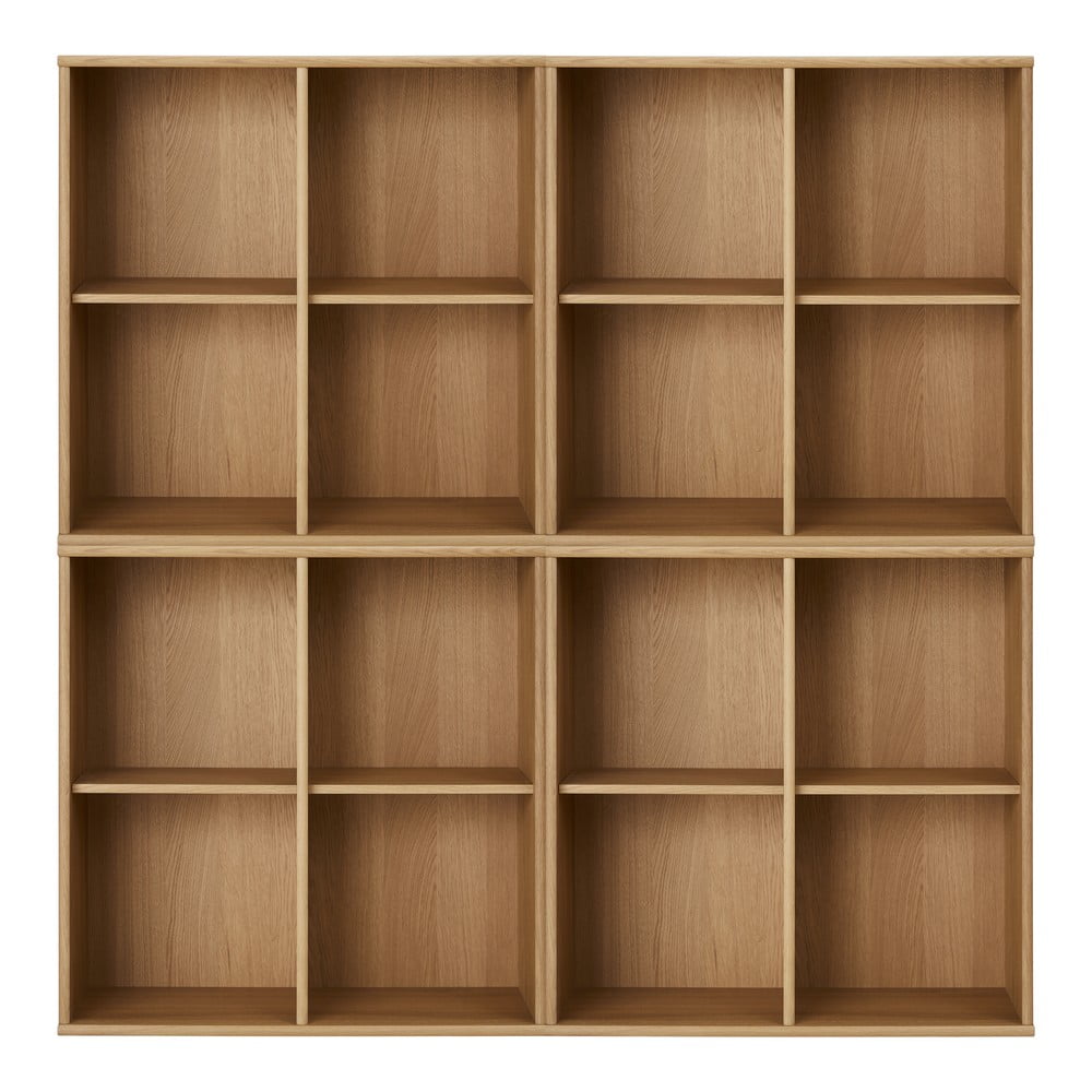 Natúr színű függő könyvespolc tölgyfa dekorral 70x70 cm Mistral – Hammel Furniture