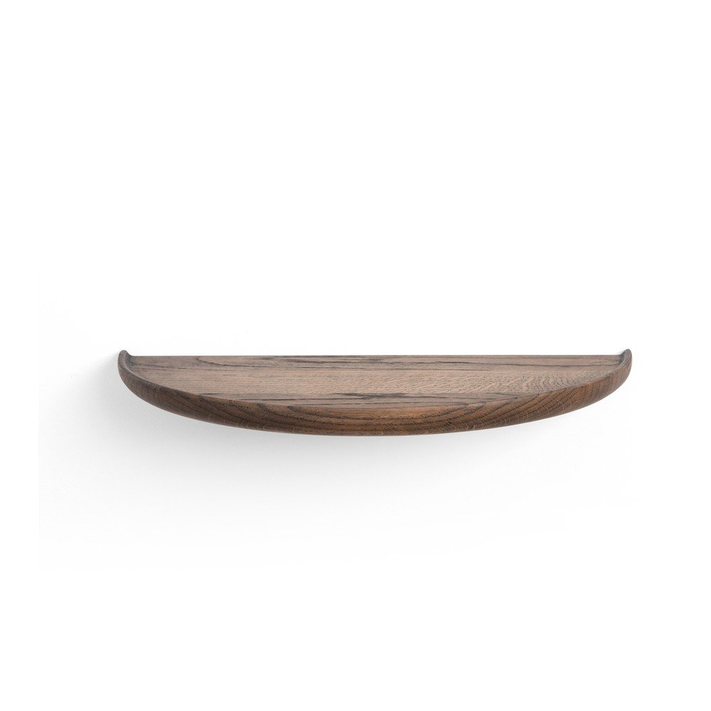 Barna tölgyfa fali polc 40 cm Mu – Gazzda