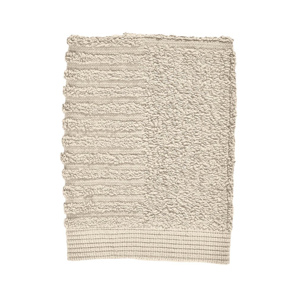 Bézs frottír pamut törölköző 30x30 cm Classic – Zone