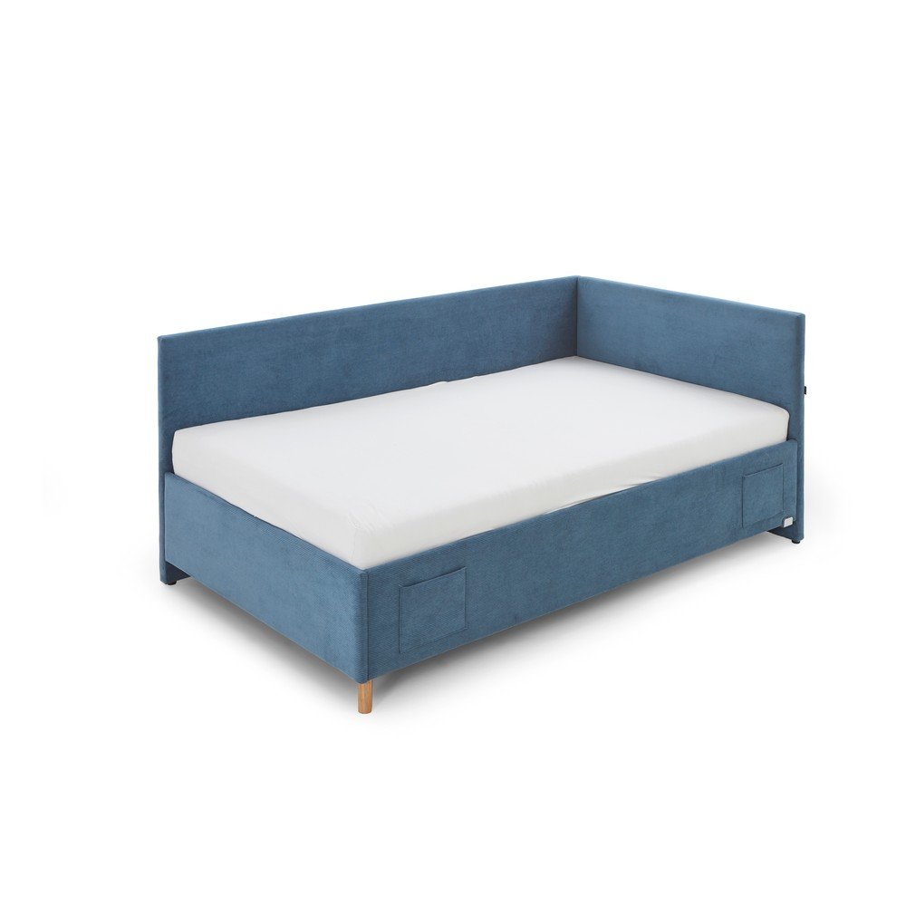 Kék  ágyneműtartós sarok gyerekágy 120x200 cm Cool – Meise Möbel